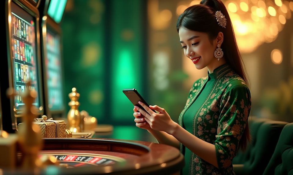 QRIS Payment Casino background